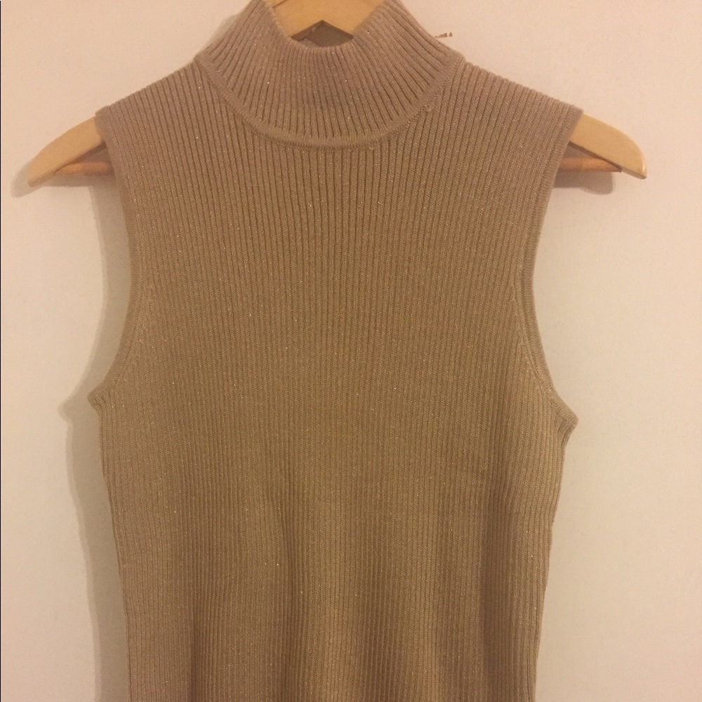 MWT Dana Bachman Sleeveless Turtleneck sweater